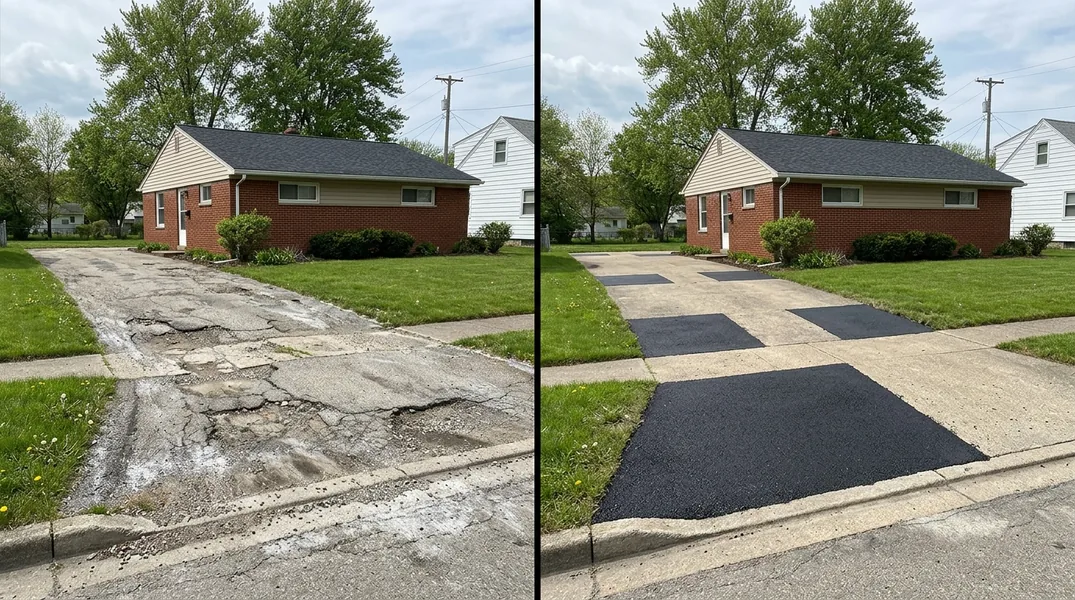 Potholes After a Mahoning Valley Winter: Should You Patch or Repave?