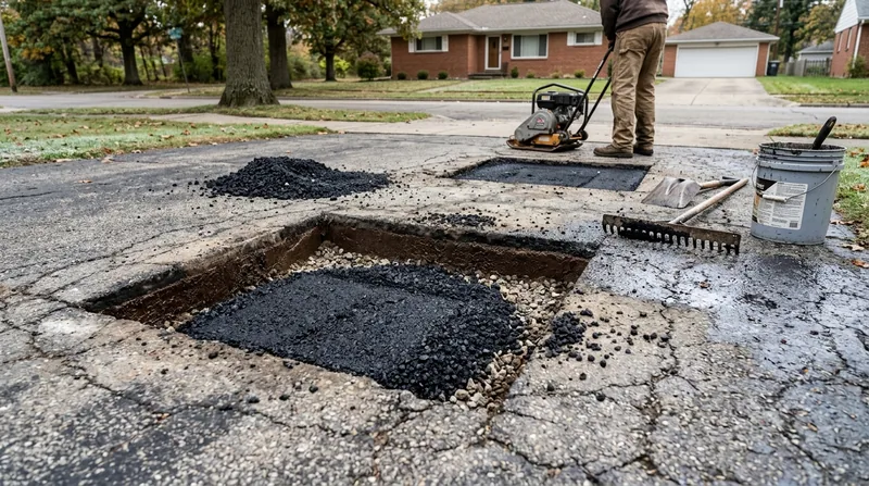 Pothole Repair & Asphalt Patching Youngstown